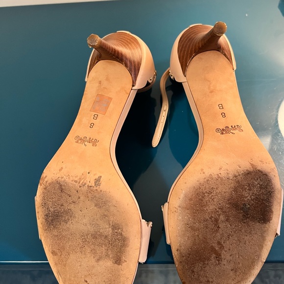 Blush Pink Coach Heels - Picture 4 of 5